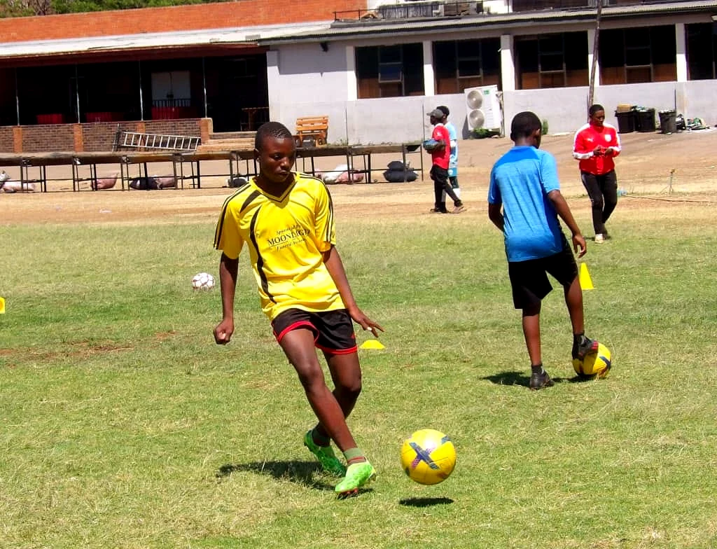 Player working on technical ball control